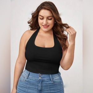 Cotton Rib-Knit Halter ‼️MUST BUNDLE‼️